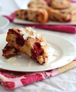 Raspberry Coconut Scones 2