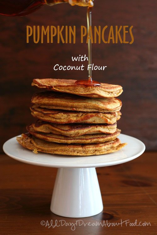 Low Carb Pumpkin Pancakes with Coconut Flour