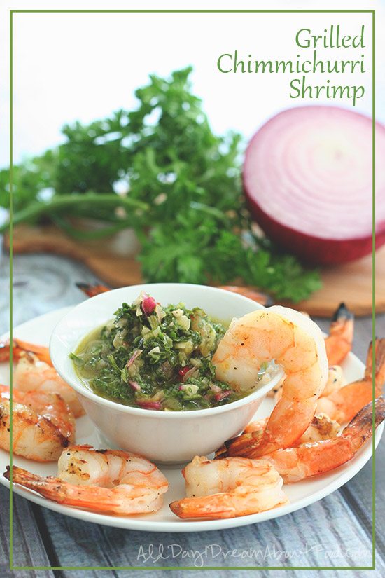 Low Carb Paleo Grilled Shrimp with Chimichurri Recipe | All Day I ...