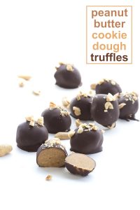 Seriously delicious! Low Carb Keto Peanut Butter Cookie Dough Truffles.