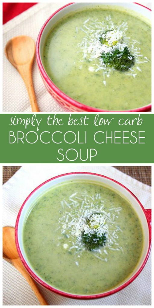 The best low carb broccoli cheese soup recipe