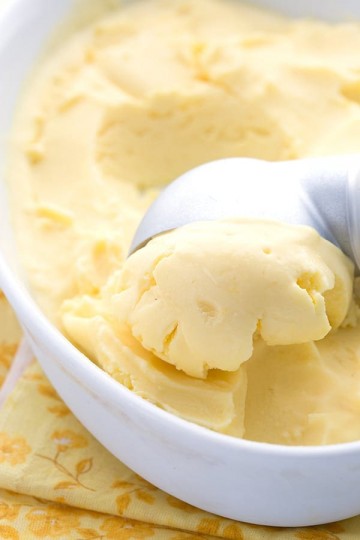 Keto Lemon Curd Ice Cream - All Day I Dream About Food