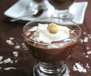 Low Carb Chocolate Coconut Milk Pudding
