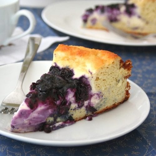 Blueberry Cream Cheese Coffeecake (Low Carb and Gluten-Free) - All Day ...