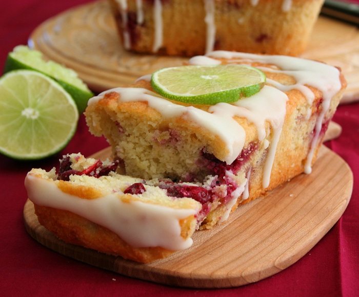 Low Carb Cranberry Lime Bread