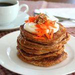 Low Carb Carrot Cake Pancakes