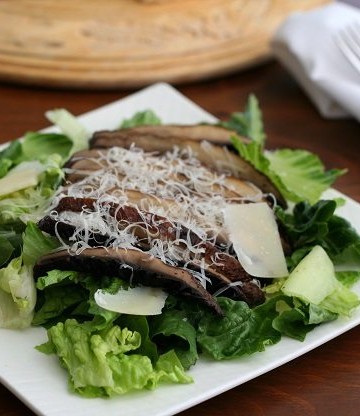 Grilled Portobello Caesar Salad