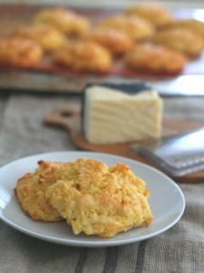Low Carb Gluten-Free Cheddar Drop Biscuits