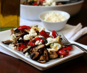 Grilled Vegetable Salad with Olive Oil and Feta - All Day I Dream About ...