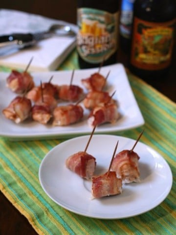 Low Carb Bacon Wrapped Chicken Bites