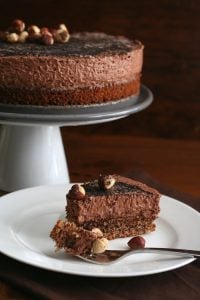 Low Carb Chocolate Hazelnut Mousse Cake Recipe