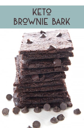 Keto Brownie Bark - All Day I Dream About Food