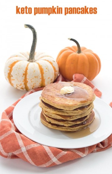 Keto Pumpkin Pancakes - Dairy Free, Nut Free - All Day I Dream About Food