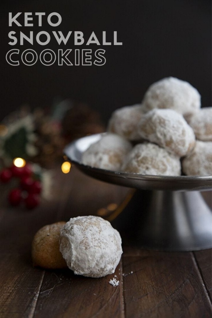 Keto Snowball Cookies - All Day I Dream About Food
