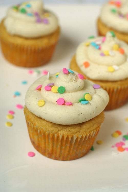 Vanilla Bean Coconut Flour Cupcakes and Teaching Children About Kindness