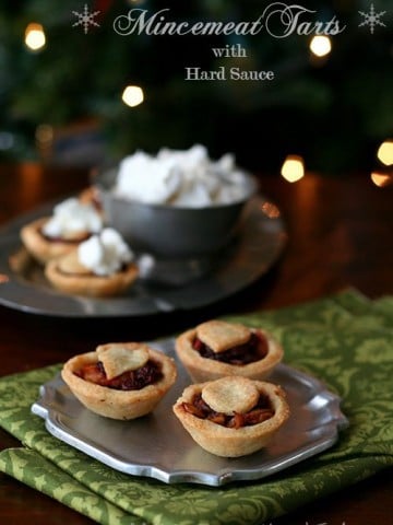 Low Carb Mincemeat Tarts with Hard Sauce