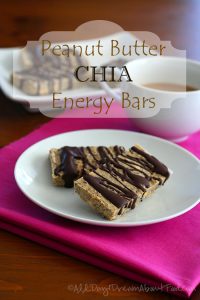 Low Carb Peanut Butter Chia Seed Bars