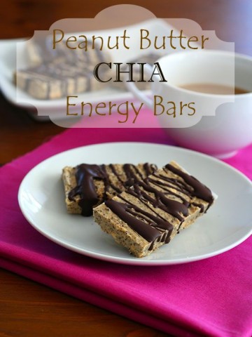 Low Carb Peanut Butter Chia Seed Bars