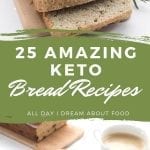 Pinterest collage for keto bread recipes