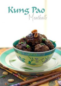 Low Carb Kung Pao Meatballs