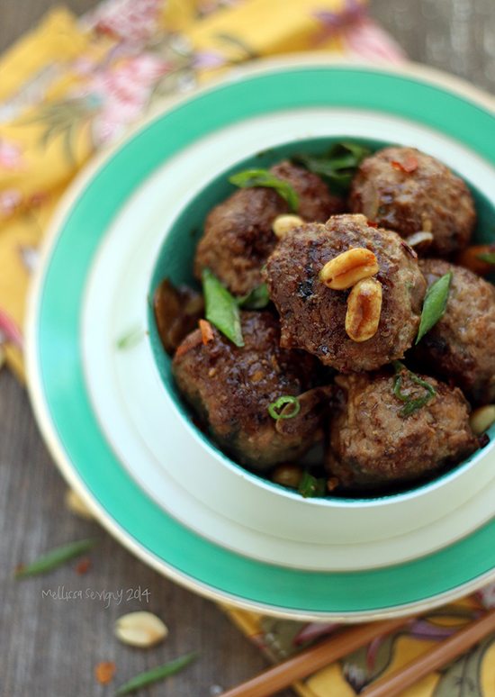 Low Carb Gluten-Free Kung Pao Meatballs