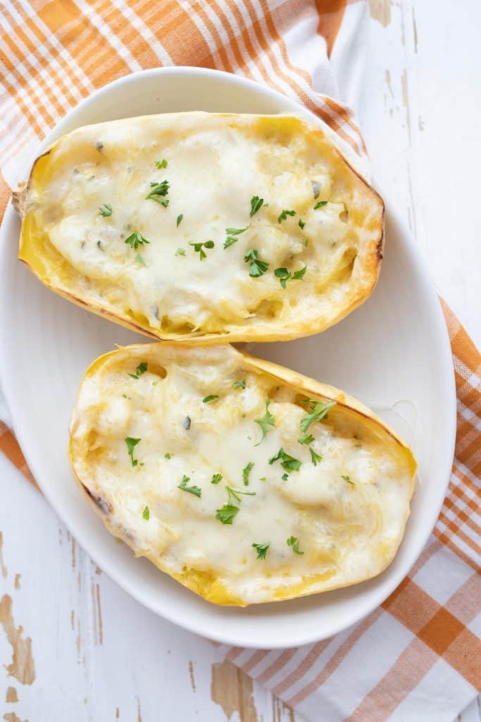 Twice Baked Spaghetti Squash - All Day I Dream About Food