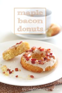 Low Carb Maple Bacon Donuts