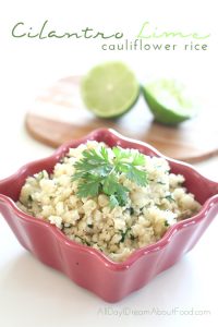 Low Carb Cilantro Lime Cauliflower Rice Recipe