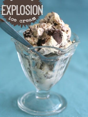 Low Carb Brownie Explosion Ice Cream