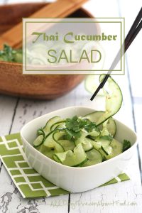 Low Carb Paleo Thai Cucumber Salad
