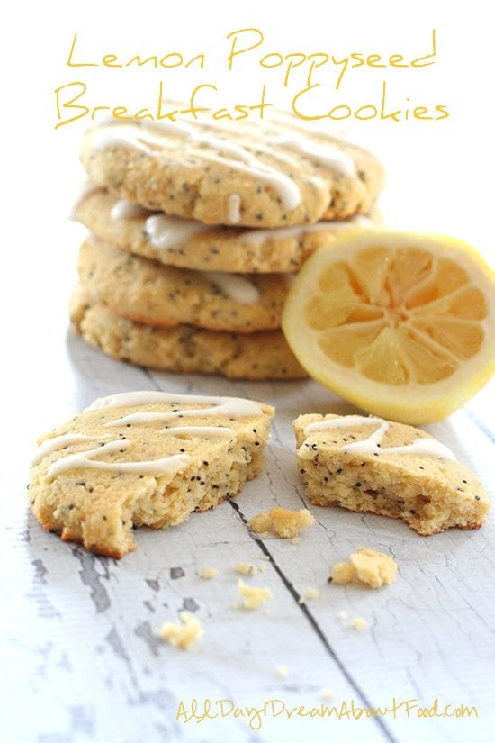 Lemon Poppyseed Breakfast Cookies