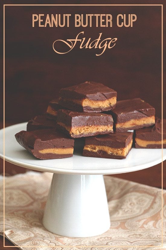 Low Carb Chocolate Peanut Butter Cup Fudge