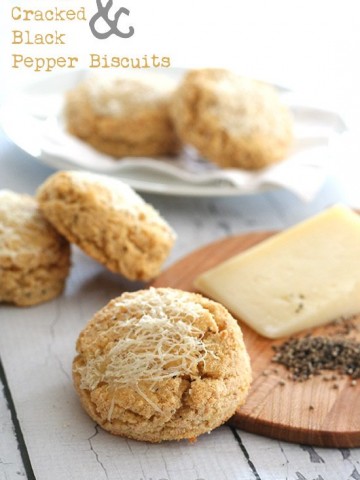 Low Carb Asiago Cracked Pepper Biscuits