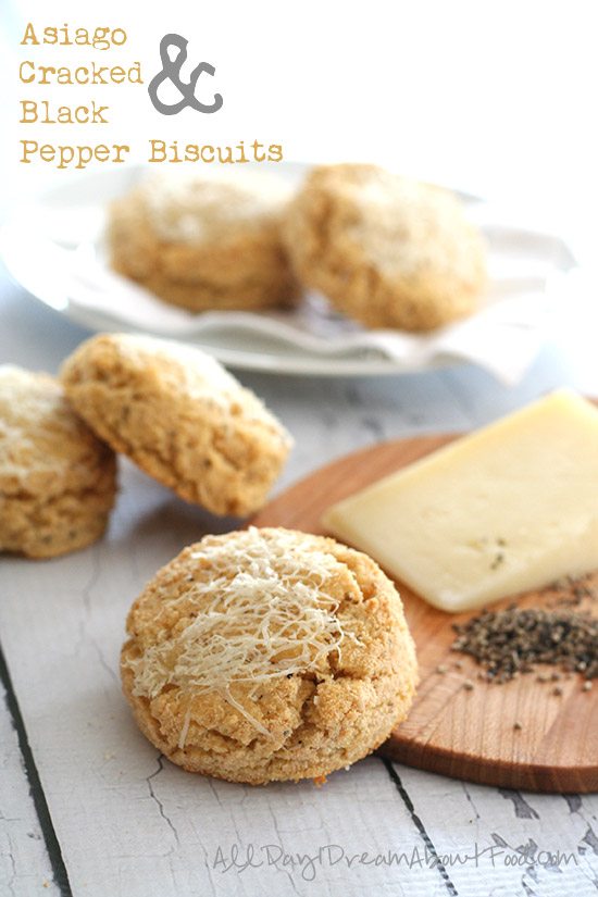 Low Carb Asiago Cracked Pepper Biscuits
