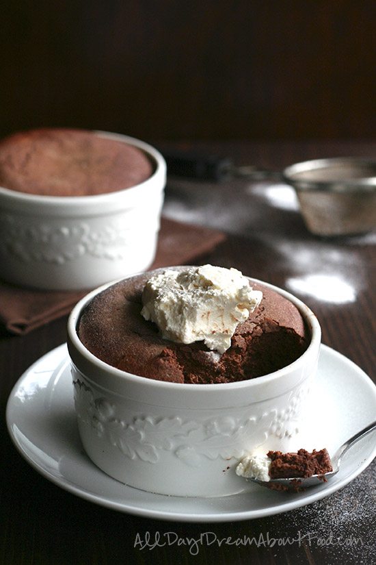 Easy Low Carb Chocolate Souffle for Two