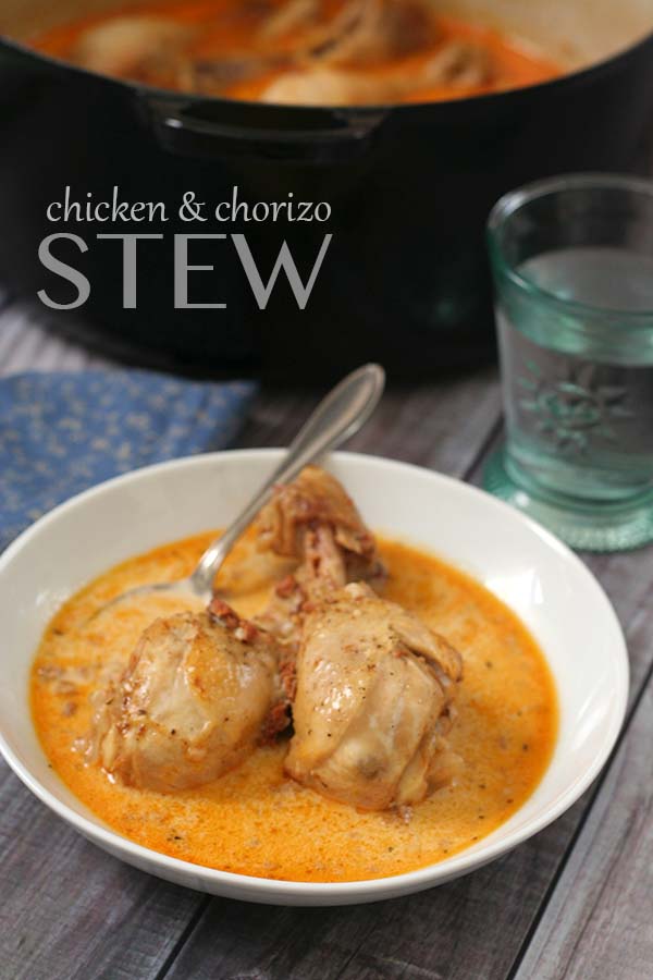 Low Carb Chicken & Chorizo Stew