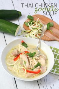 Paleo Thai Chicken Noodle Soup Recipe