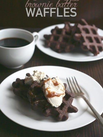 Low Carb Brownie Batter Waffles