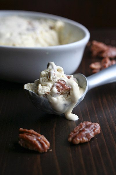 Low Carb Pralines and Cream Ice Cream Recipe