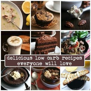 Delicious low carb recipes
