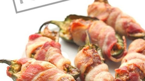 Healthy Smoked Jalapeño Poppers with Chorizo and Bacon