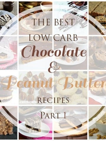 All the best low carb keto chocolate and peanut butter recipes right here. Indulge guilt-free!