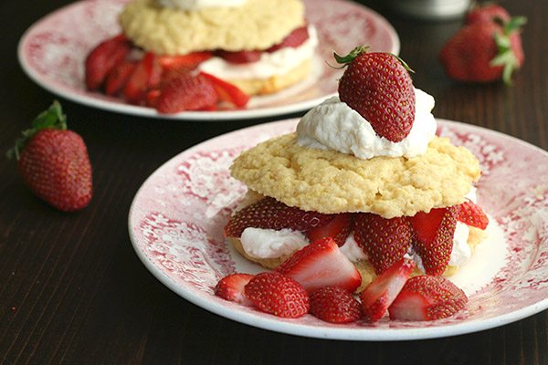 Low Carb Sugar-free Strawberry Shortcake