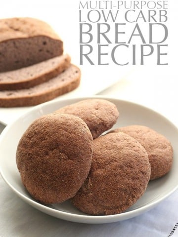 The best low carb bread recipe, it can be used for rolls, loaf bread, buns, pizza and more!