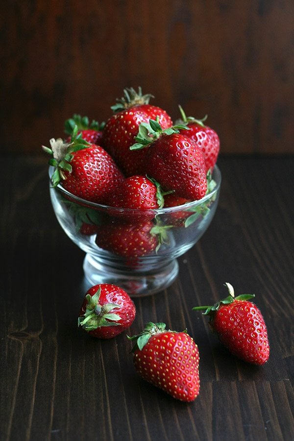 Fresh Oregon strawberries, already in season!