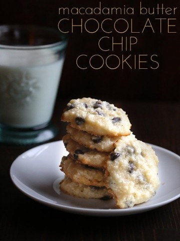 Low Carb Macadamia Nut Butter Chocolate Chip Cookie Recipe