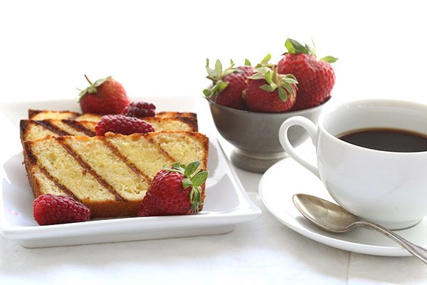 Low Carb Grilled Almond Pound Cake Recipe