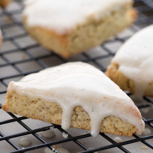 Mini Vanilla Bean Scones - Keto Recipe - All Day I Dream About Food