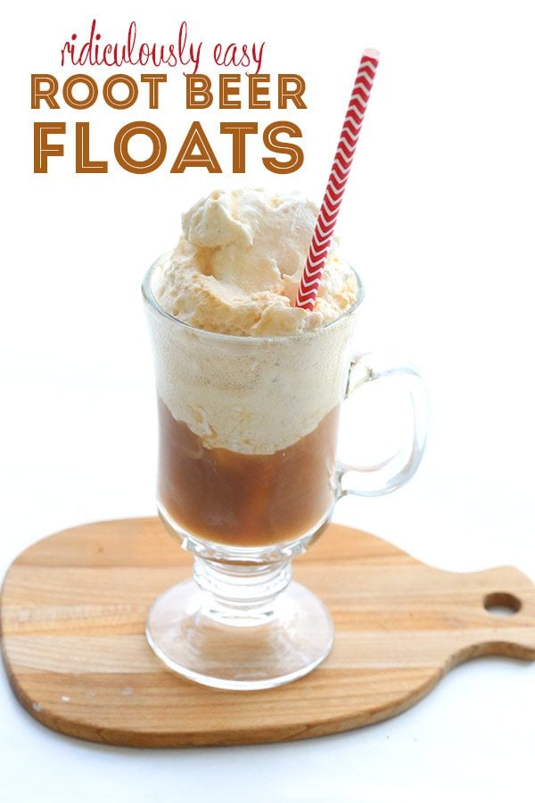 Easy Low Carb Root Beer Floats, no ice cream maker needed.