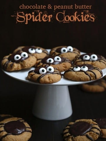Low Carb Grain-Free Chocolate Peanut Butter Spider Cookies